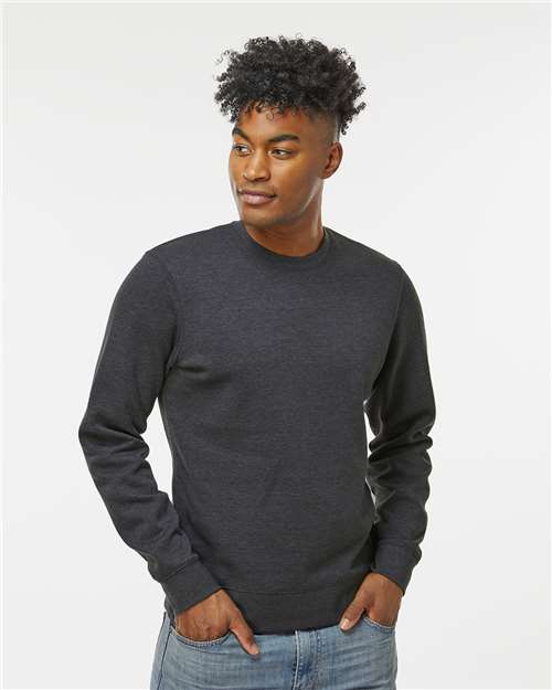 Charcoal Heather BTB Fleece Crewneck Sweatshirt - 8721