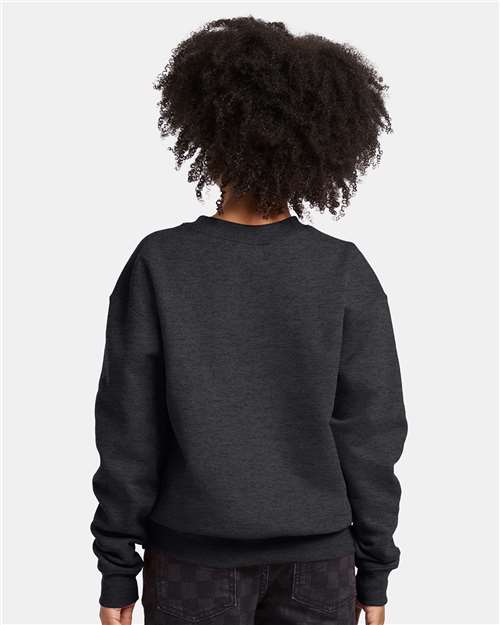 Charcoal Heather Ecosmart® Youth Crewneck Sweatshirt - P360