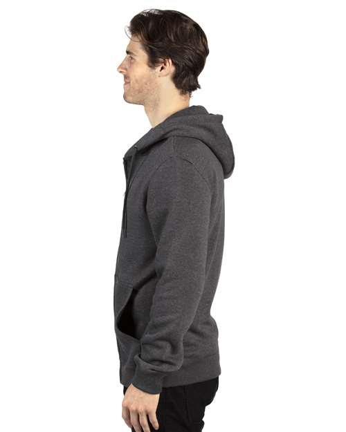 Charcoal Heather Fleece Full-Zip Hooded Sweatshirt - 320Z