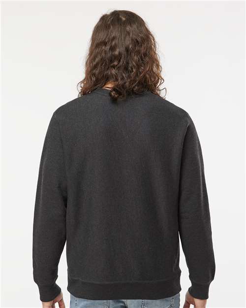 Charcoal Heather Legend - Premium Heavyweight Cross-Grain Crewneck Sweatshirt - IND5000C