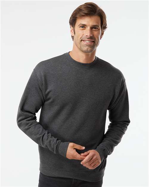 Charcoal Heather Perfect Sweats Crewneck Sweatshirt - RS160