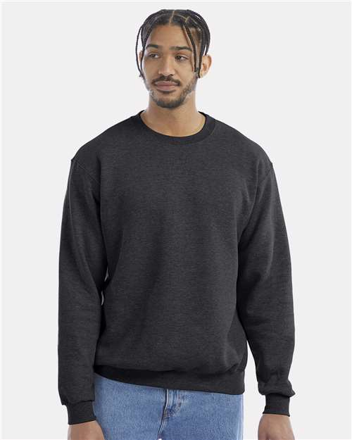 Charcoal Heather Powerblend® Crewneck Sweatshirt - S600