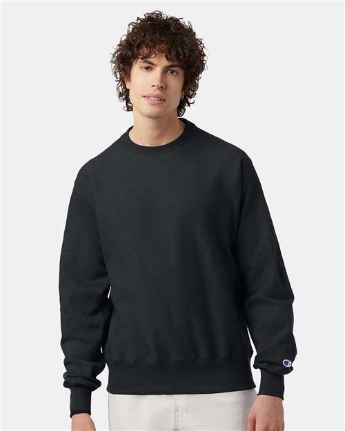 Charcoal Heather Reverse Weave® Crewneck Sweatshirt - S149