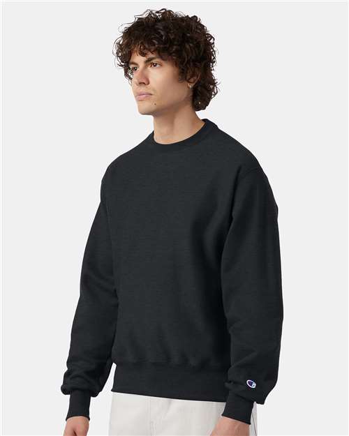 Charcoal Heather Reverse Weave® Crewneck Sweatshirt - S149