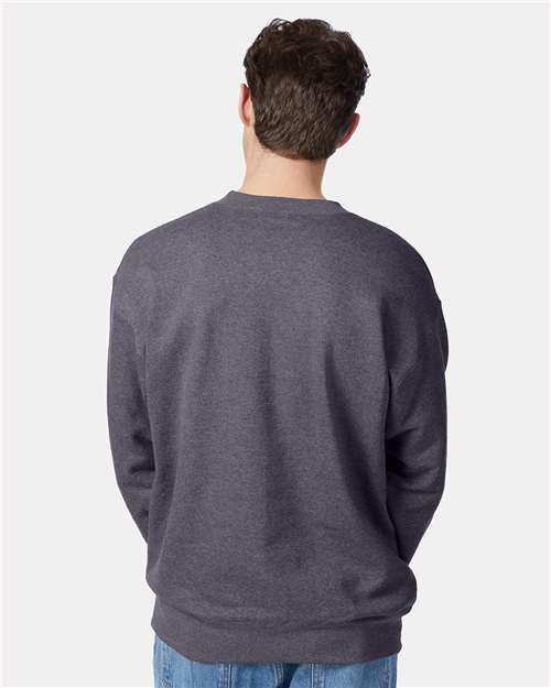 Charcoal Heather Ultimate Cotton® Crewneck Sweatshirt - F260