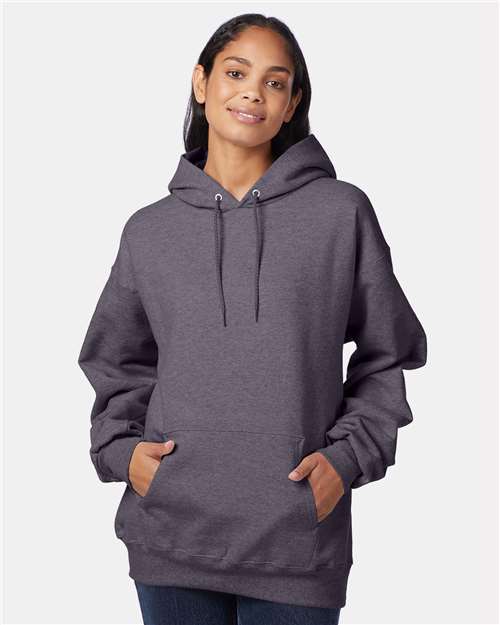 Charcoal Heather Ultimate Cotton® Hooded Sweatshirt - F170