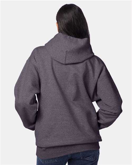 Charcoal Heather Ultimate Cotton® Hooded Sweatshirt - F170