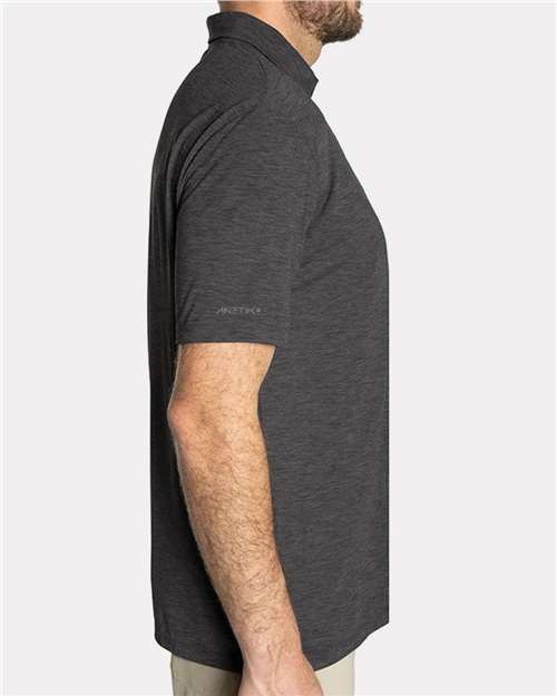 Charcoal Heathered Low Pro Tech Polo - MPLPRS0