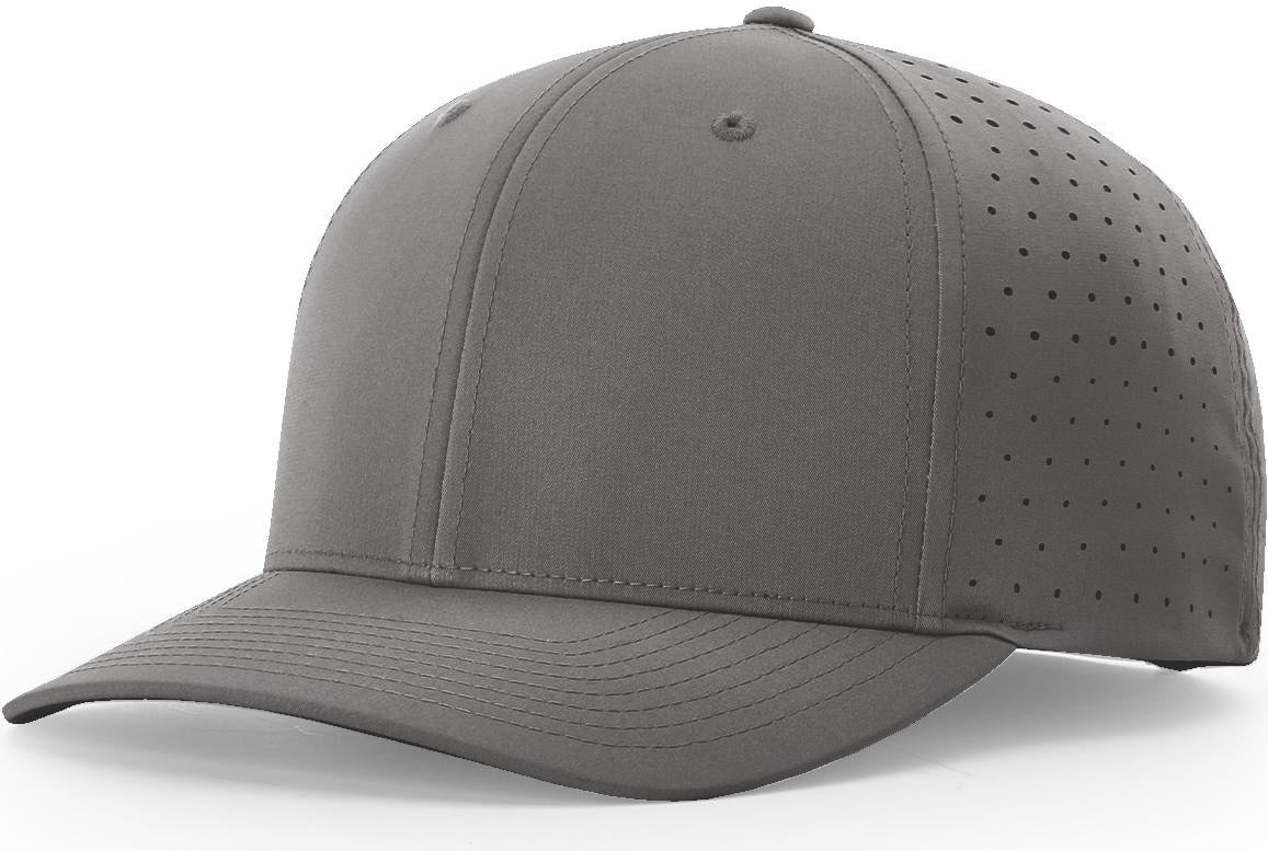 Charcoal Laser Perf R-Flex Snapback grouped