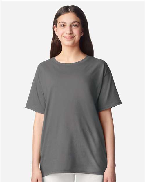 Charcoal Light Cotton Youth T-Shirt - 3000B
