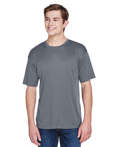 Charcoal Men's Cool & Dry Basic Performance T-Shirt - 8620