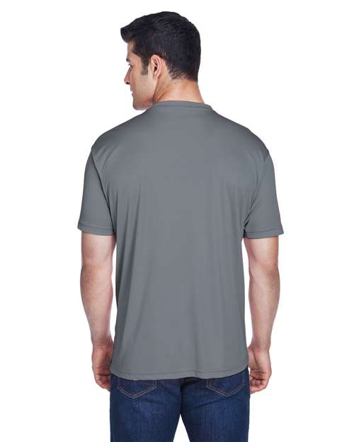Charcoal Men's Cool & Dry Sport Performance Interlock T-Shirt - 8420