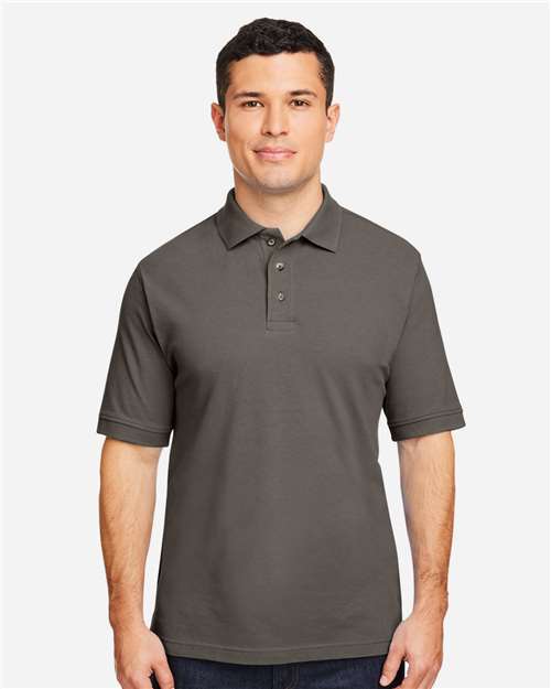 Charcoal Men's Pique Polo - M200