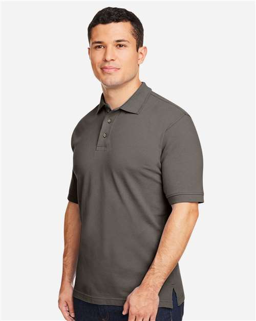 Charcoal Men's Pique Polo - M200