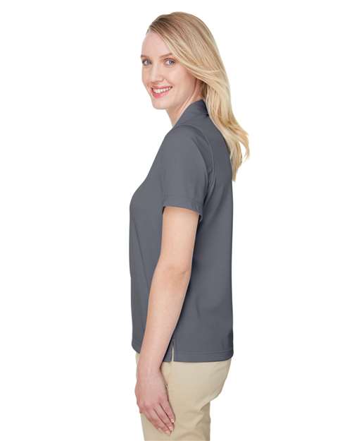Charcoal/ Navy Women's Cavalry Twill Performance Polo - UC102W