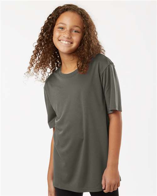 Charcoal Pro-Lock Youth Performance T-Shirt - 48000Y