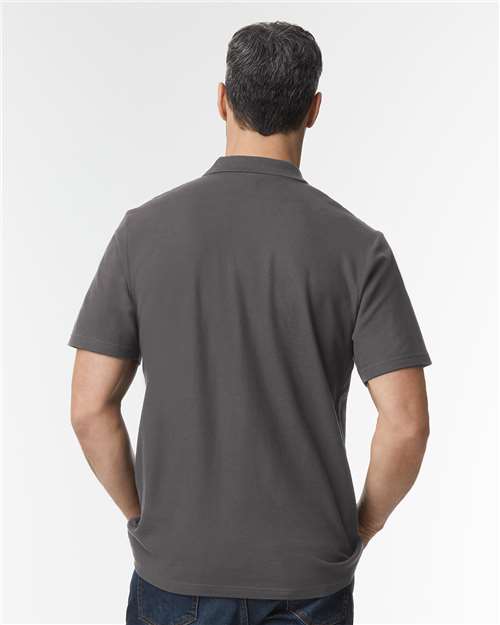 Charcoal Softstyle® Pique Polo - 64800