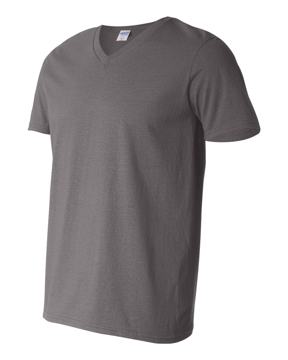 Charcoal Softstyle® V-Neck T-Shirt - 64V00
