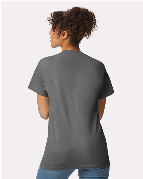 Charcoal Ultra Cotton® Pocket T-Shirt - 2300