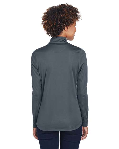 Charcoal Women's Cool & Dry Sport Quarter-Zip Pullover - 8230L