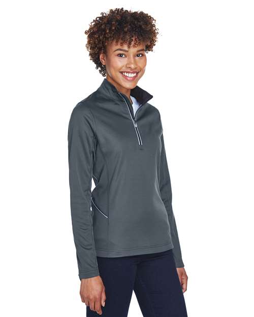 Charcoal Women's Cool & Dry Sport Quarter-Zip Pullover - 8230L