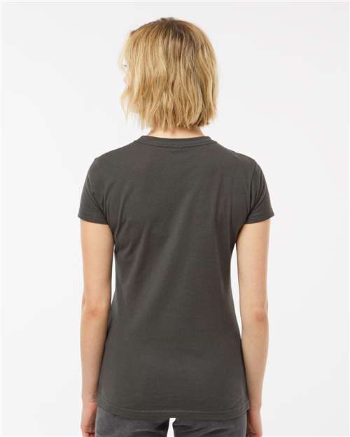 Charcoal Women's Fine Jersey Slim Fit T-Shirt - 213