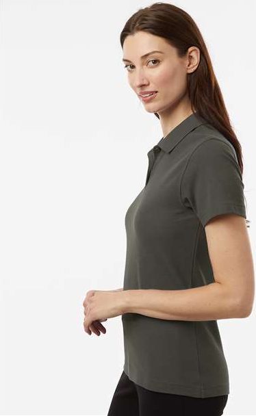 Charcoal Women's Pique Polo - 62800L