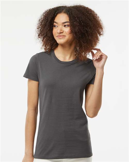 Charcoal Women's Premium Cotton T-Shirt - 516