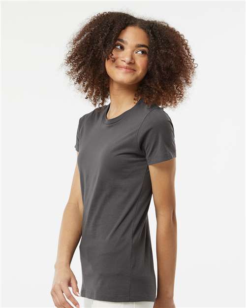 Charcoal Women's Premium Cotton T-Shirt - 516