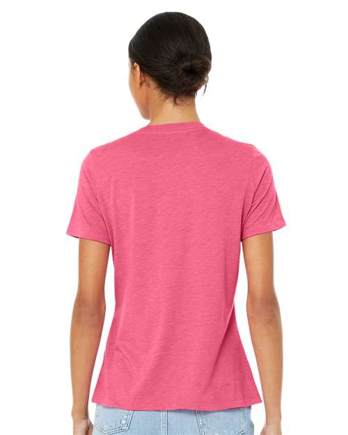 Charity Pink Triblend Women’s Relaxed Fit Triblend Tee - 6413