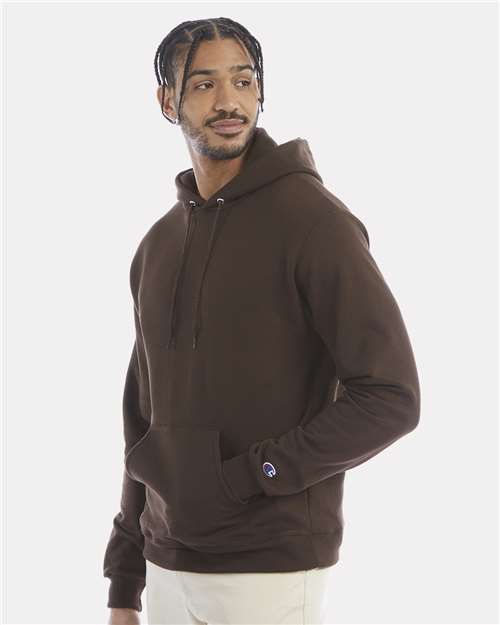 Chocolate Brown Powerblend® Hooded Sweatshirt - S700