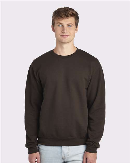 Chocolate NuBlend® Crewneck Sweatshirt - 562MR