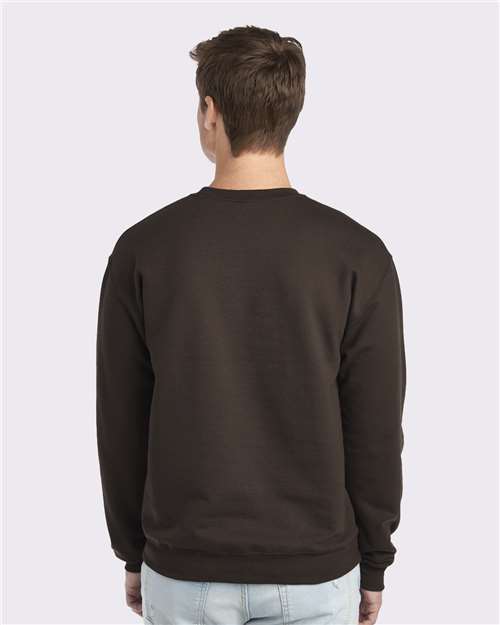 Chocolate NuBlend® Crewneck Sweatshirt - 562MR