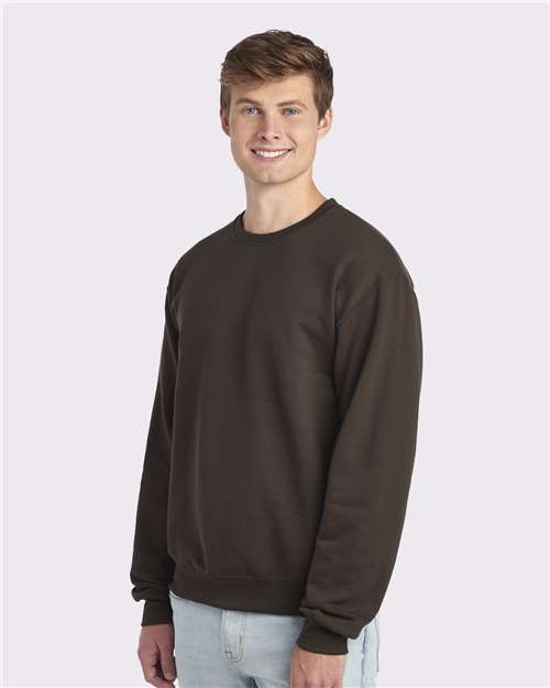 Chocolate NuBlend® Crewneck Sweatshirt - 562MR