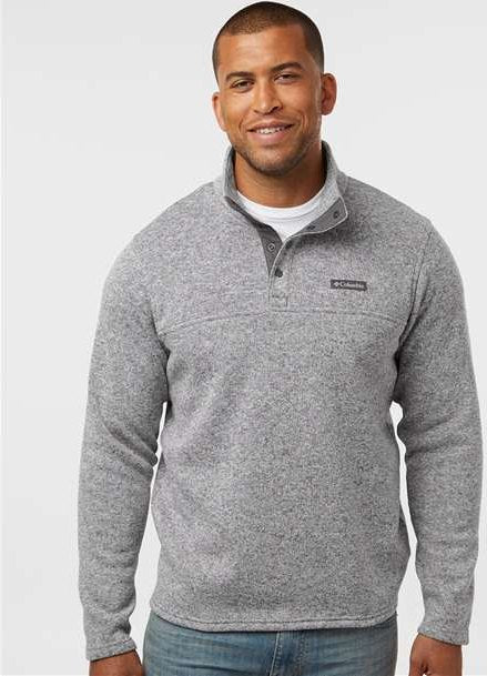 City Grey Heather Alto Pass™ Fleece Half Snap Pullover - 209573