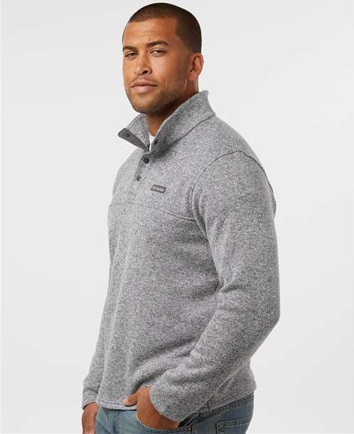 City Grey Heather Alto Pass™ Fleece Half Snap Pullover - 209573