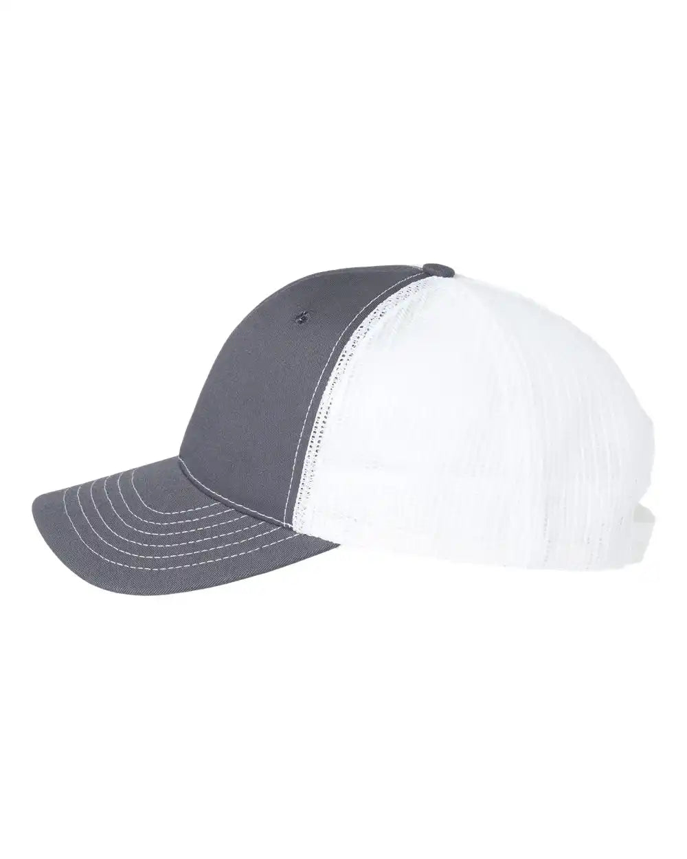 Classic Caps Usa100 Usa-made Trucker Cap - Charcoal White - Charcoal/ / Adjustable