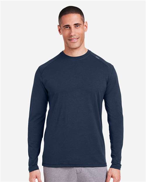 Classic Navy Carrollton Fitness Long Sleeve T-Shirt - TM310