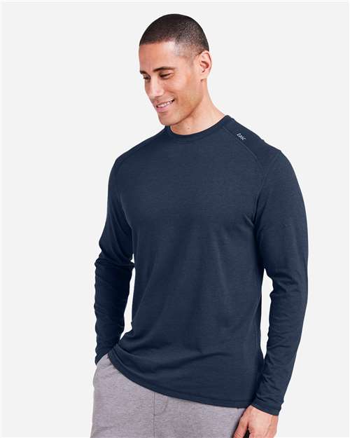 Classic Navy Carrollton Fitness Long Sleeve T-Shirt - TM310