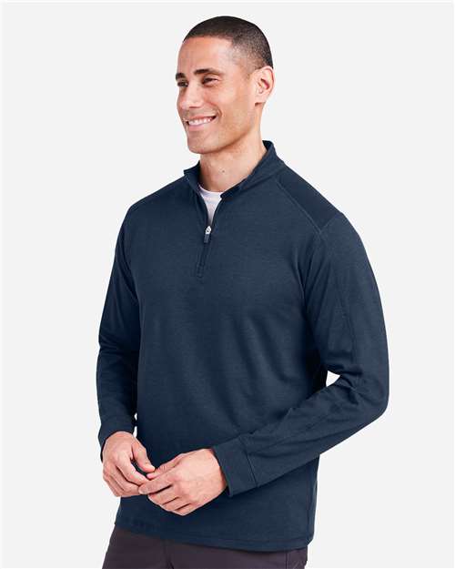 Classic Navy Carrollton Quarter-Zip Pullover - TM109AB