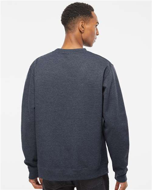 Classic Navy Heather Midweight Crewneck Sweatshirt - SS3000