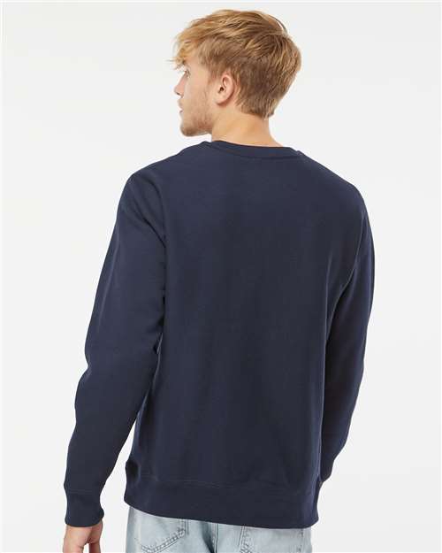Classic Navy Legend - Premium Heavyweight Cross-Grain Crewneck Sweatshirt - IND5000C