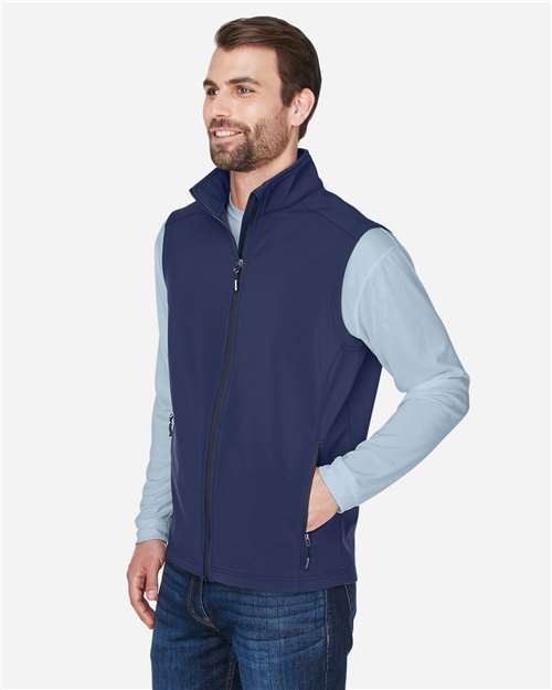 Classic Navy Men's Cruise Two-Layer Fleece Bonded Soft Shell Vest - CE701