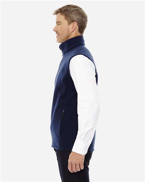 Classic Navy Men's Tall Journey Fleece Vest - 88191T