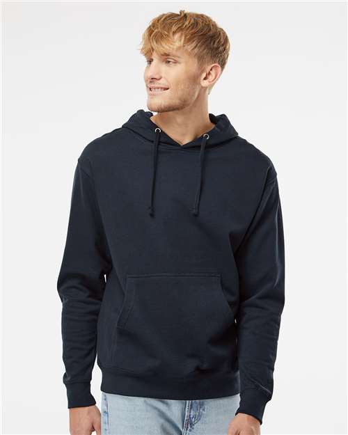 Classic Navy Midweight Hooded Sweatshirt - SS4500