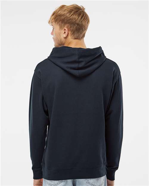 Classic Navy Midweight Hooded Sweatshirt - SS4500