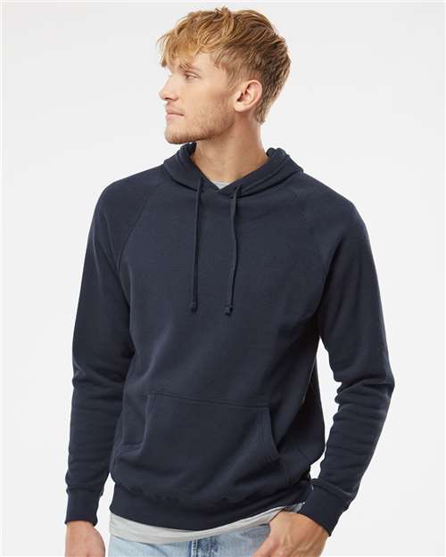 Classic Navy Special Blend Raglan Hooded Sweatshirt - PRM33SBP