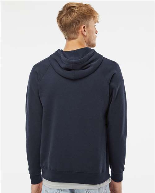 Classic Navy Special Blend Raglan Hooded Sweatshirt - PRM33SBP