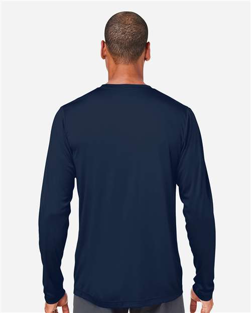 Classic Navy Unisex Capital Long Sleeve Performance T-Shirt - CE10L