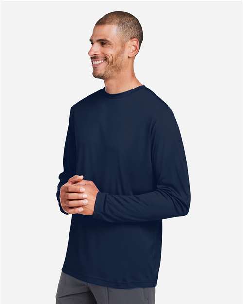 Classic Navy Unisex Capital Long Sleeve Performance T-Shirt - CE10L
